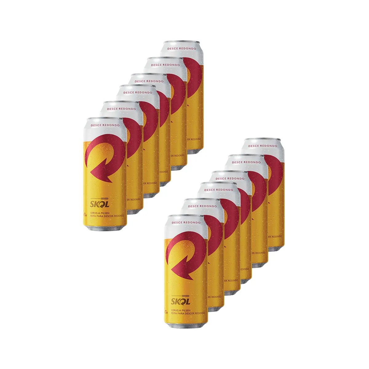 Cerveja Skol Pilsenloira lata 269ml 15 u